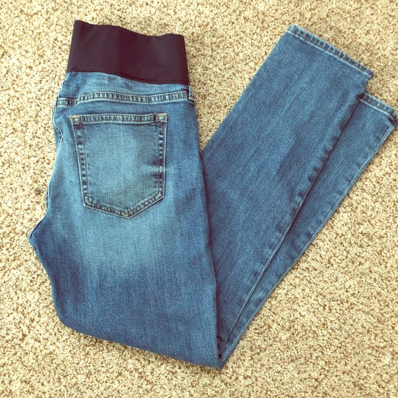 Maternity crop jeans - Picture 1 of 6